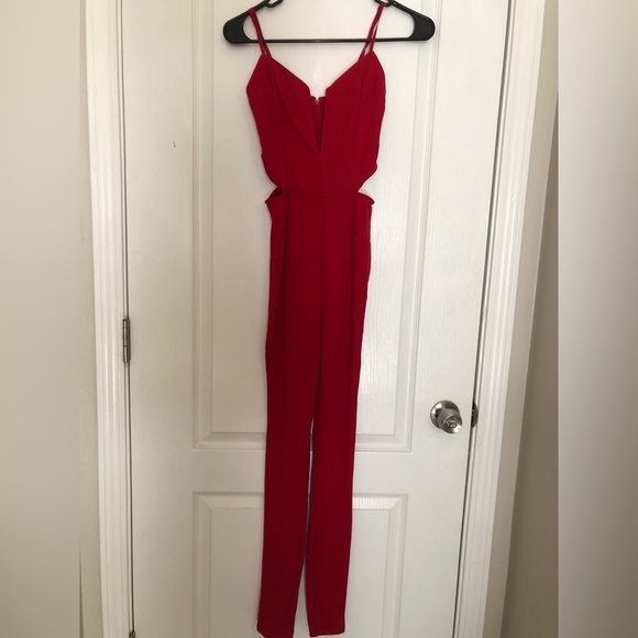 Red Jumpsuit - Picture 2 of 6